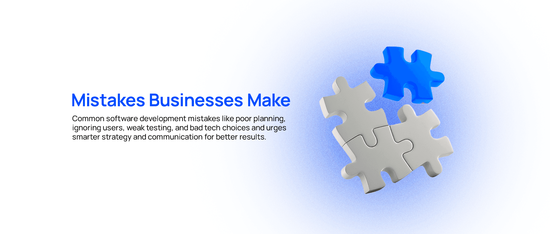 Top Mistakes Businesses Make When Developing Software